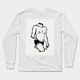 UNAPOLOGETIC FTM Queer Transmasculine Transgender Body Positivity Art Long Sleeve T-Shirt